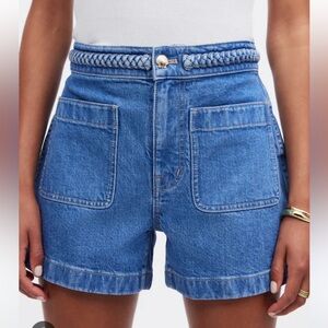 Women's Blue Denim Shorts